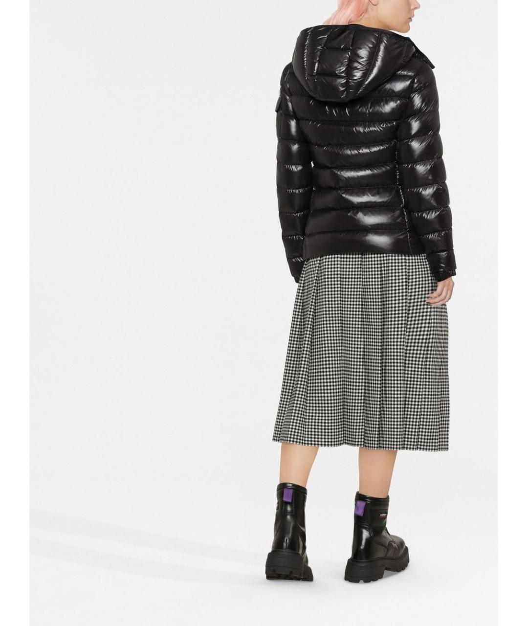 MONCLER Черная полиамидовая куртка, фото 2