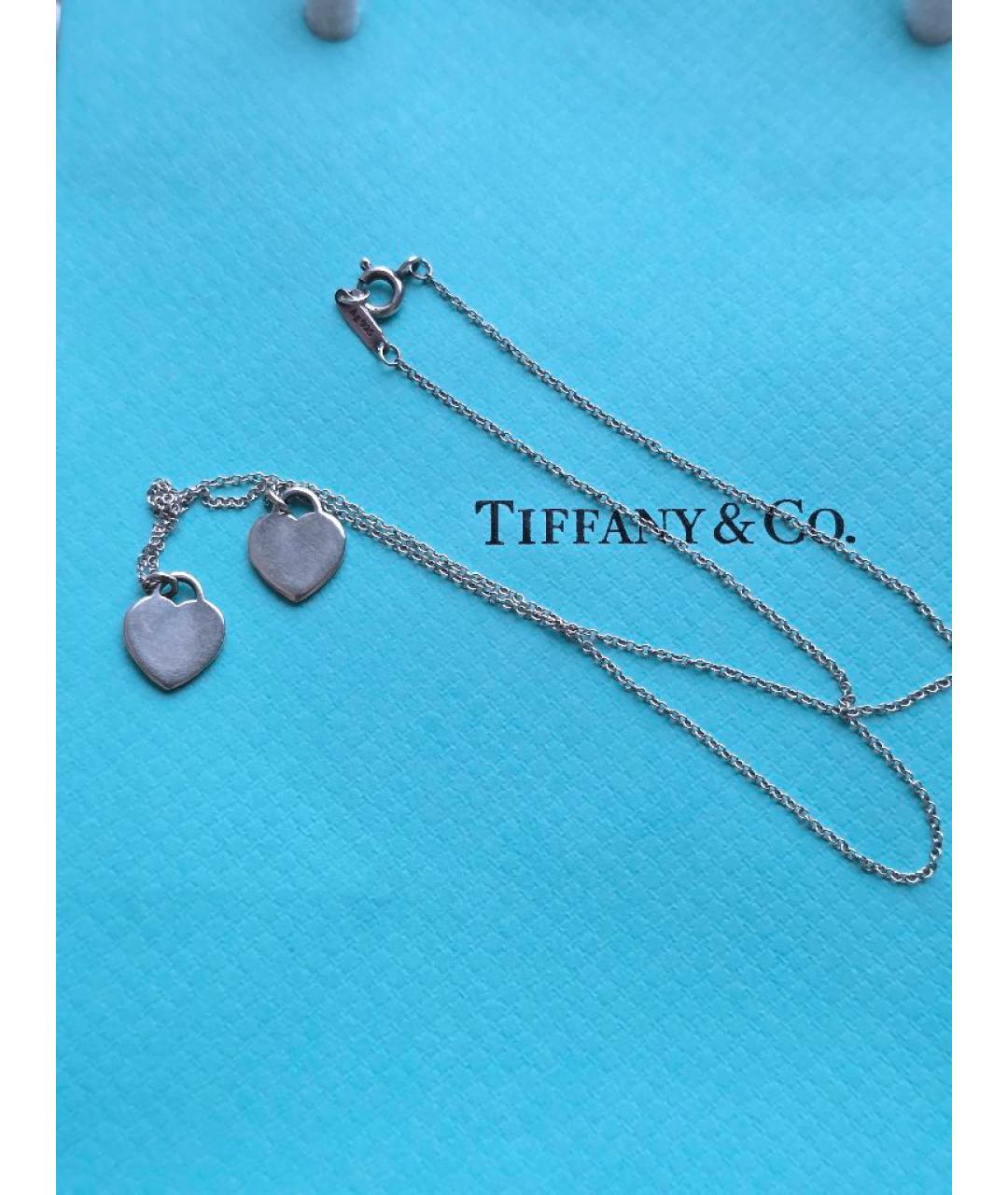TIFFANY&CO Розовое серебряное колье, фото 3