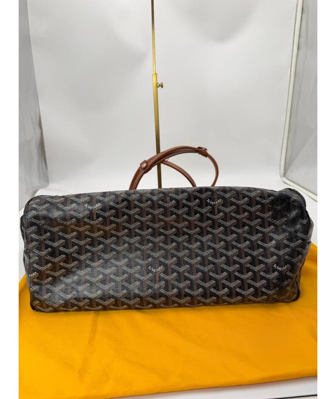 GOYARD Коричневая сумка тоут из канвы, фото 6
