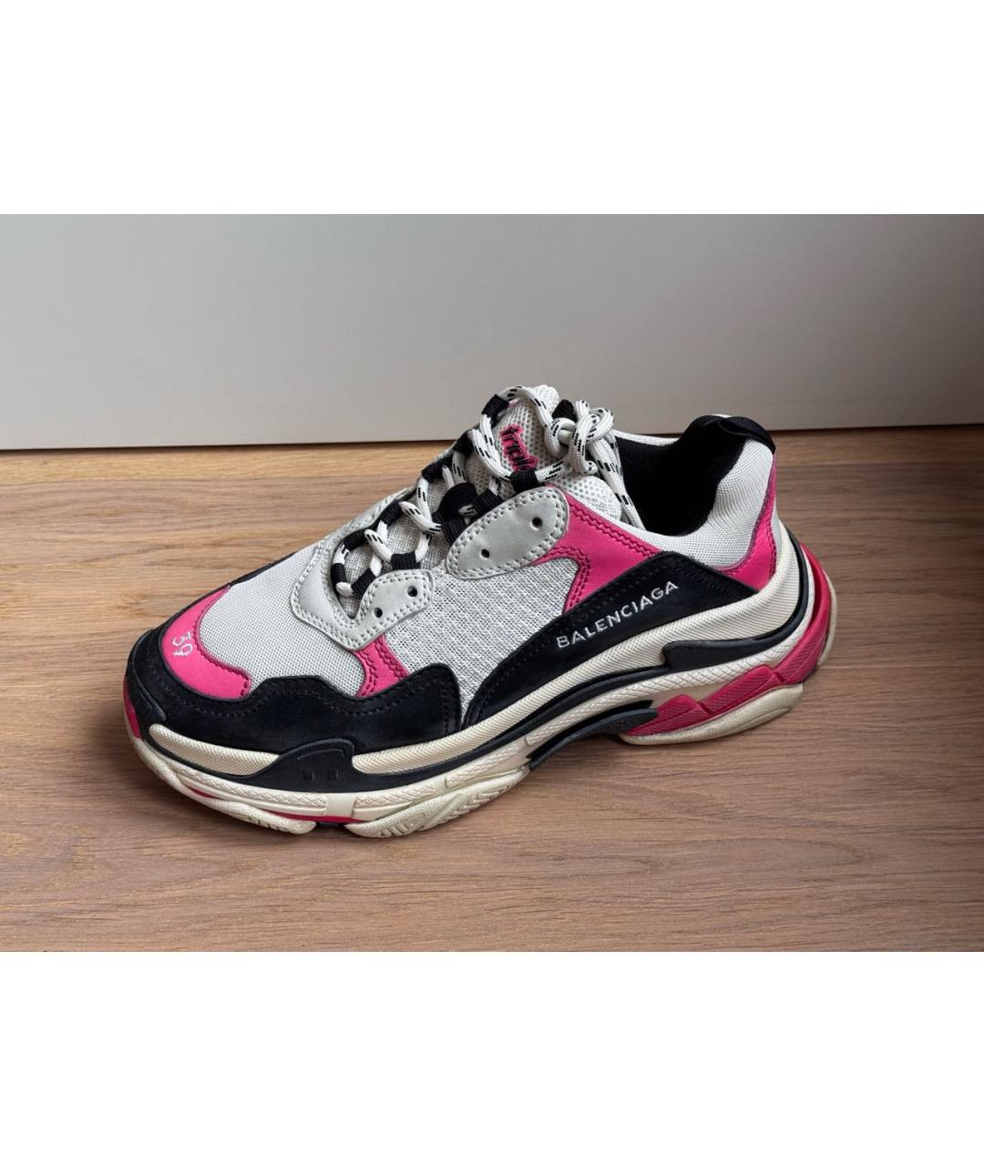 BALENCIAGA Мульти кожаные кроссовки, фото 5