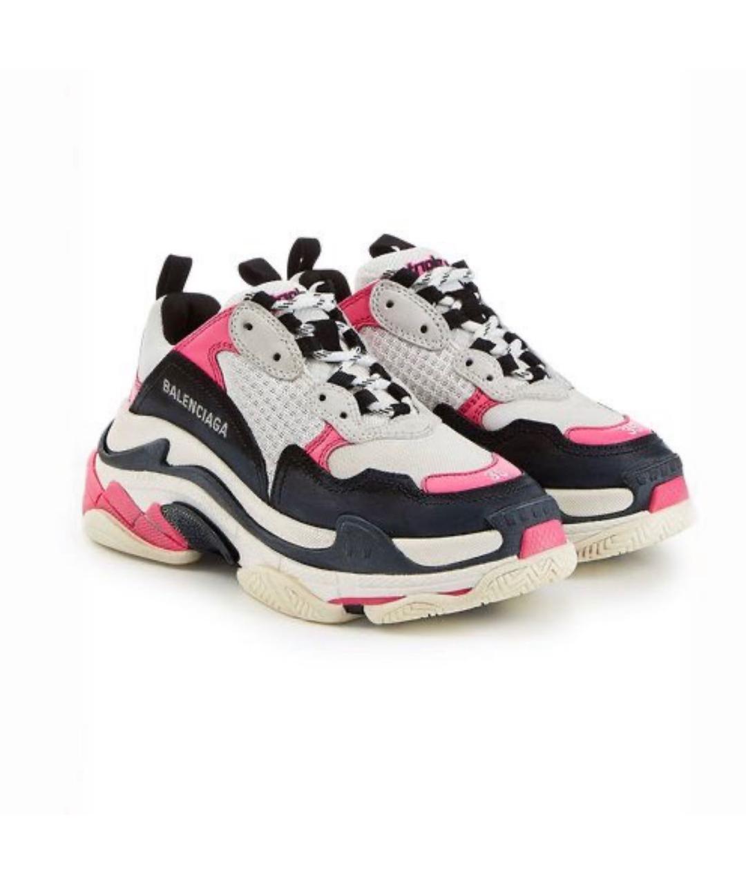 BALENCIAGA Мульти кожаные кроссовки, фото 3