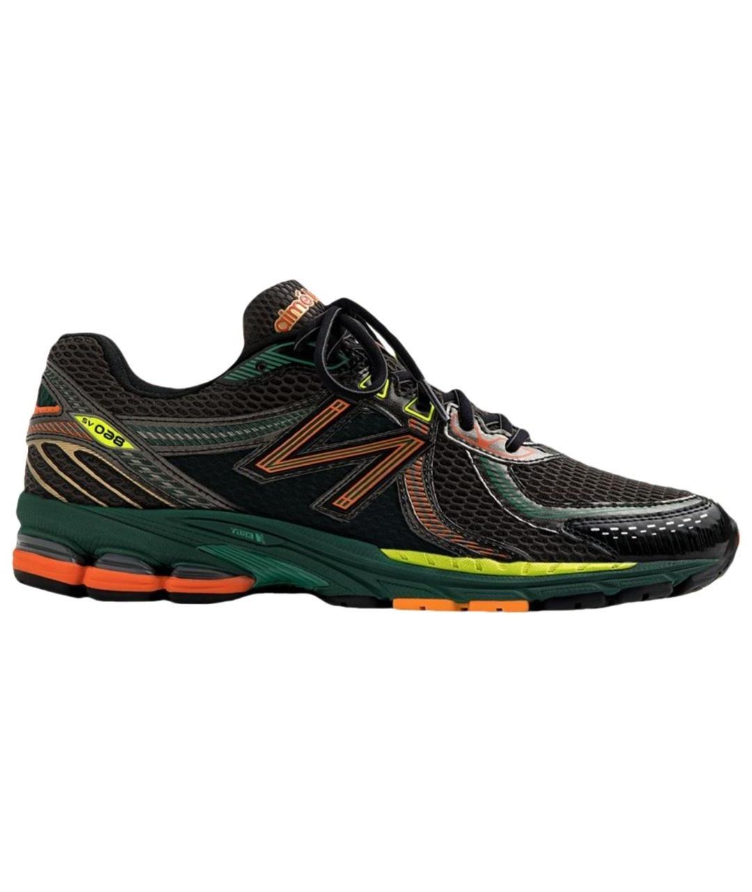 NEW BALANCE Черные кожаные кроссовки, фото 1