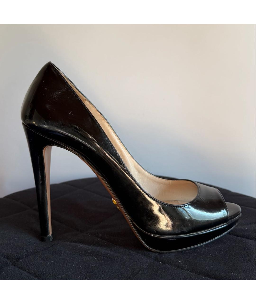 PRADA Черные туфли из лакированной кожи, фото 9