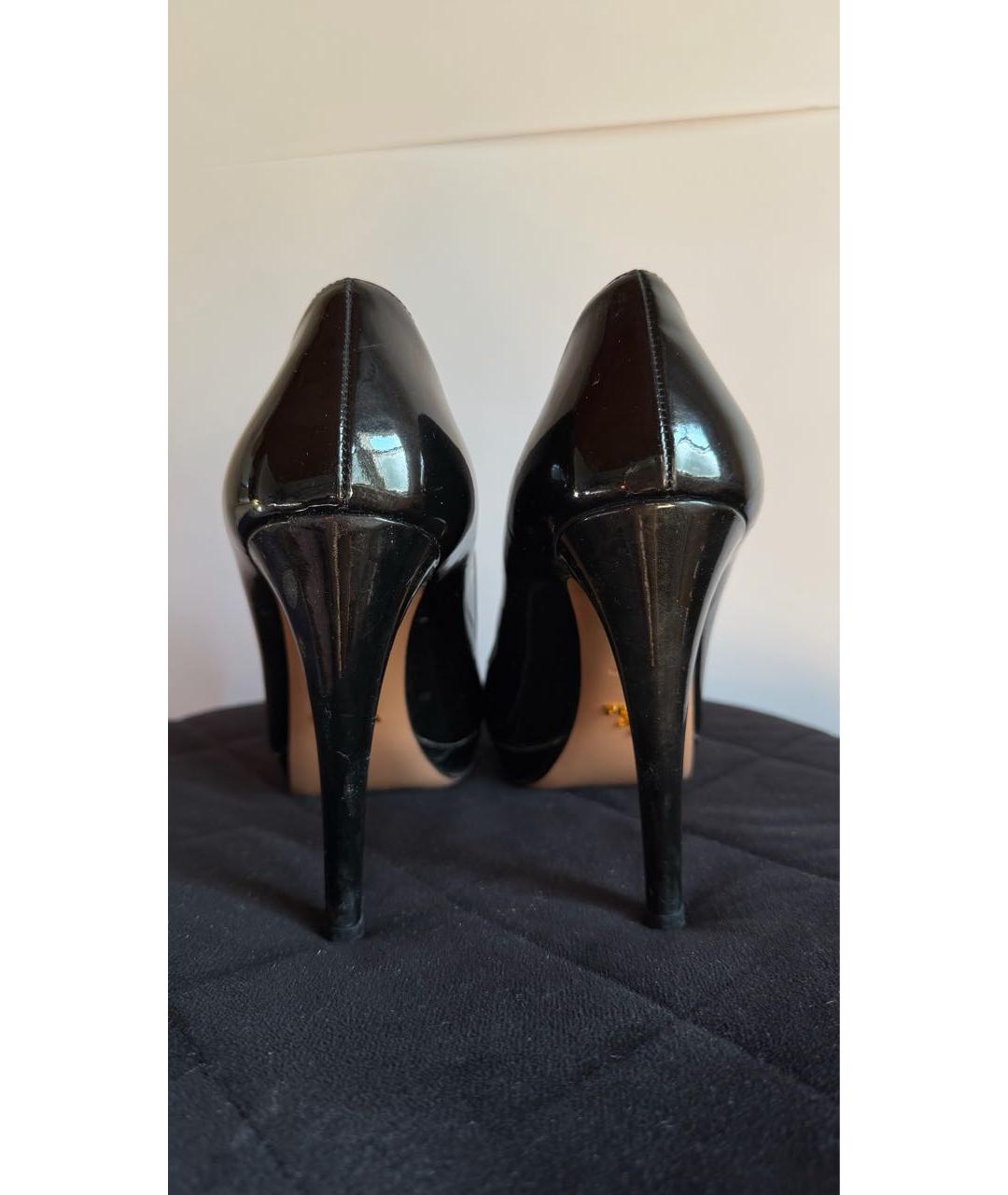 PRADA Черные туфли из лакированной кожи, фото 4