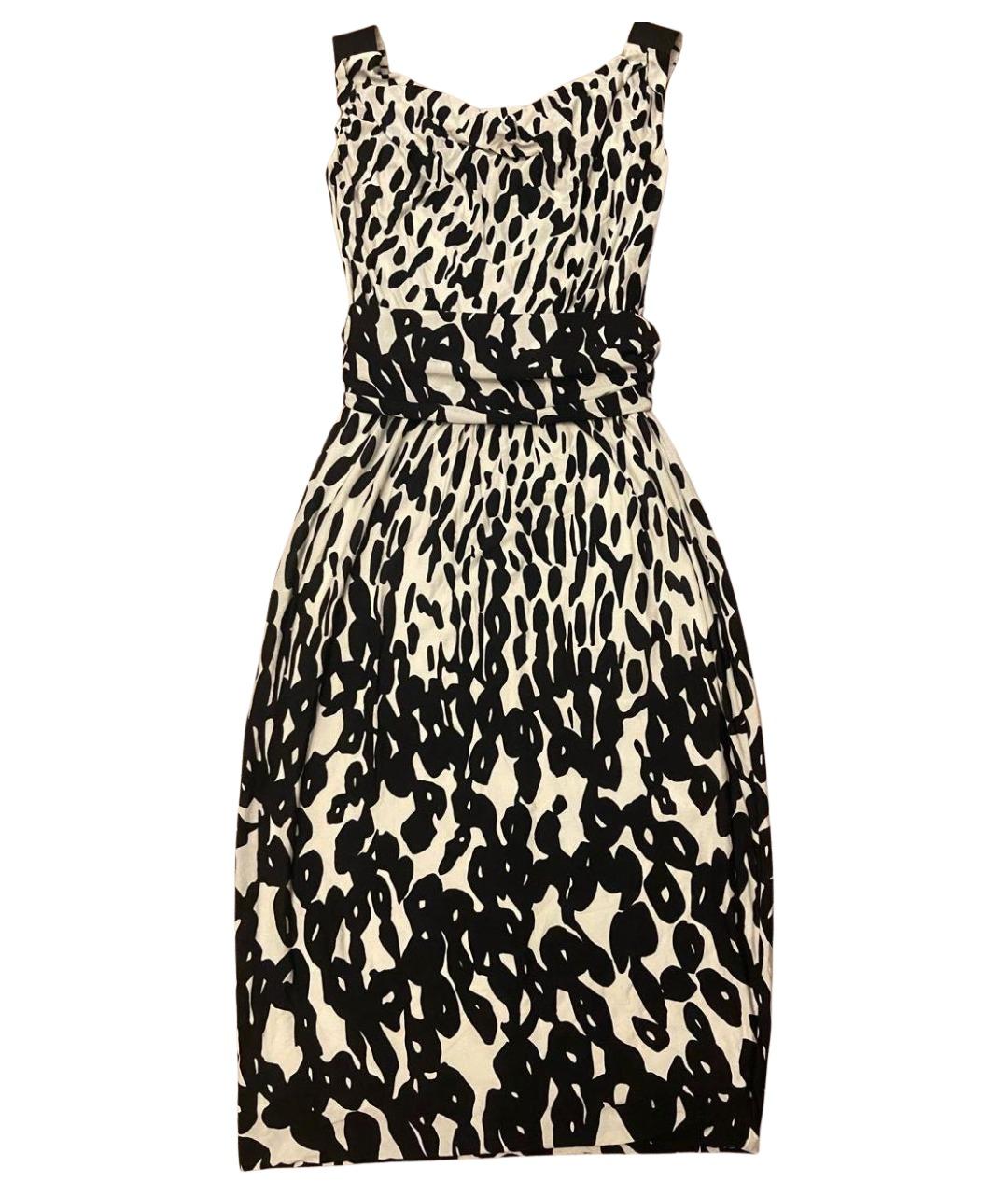 MAX MARA Мульти вискозное коктейльное платье, фото 1