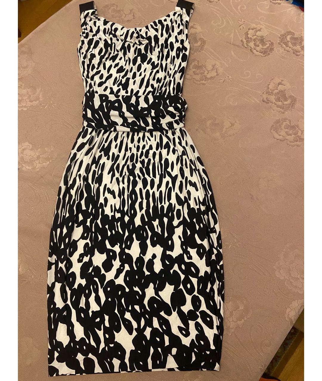 MAX MARA Мульти вискозное коктейльное платье, фото 9
