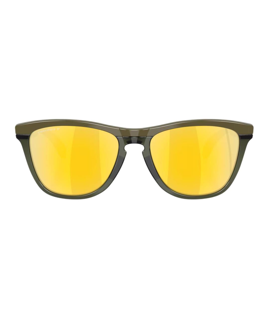 OAKLEY Зеленые пластиковые солнцезащитные очки, фото 2