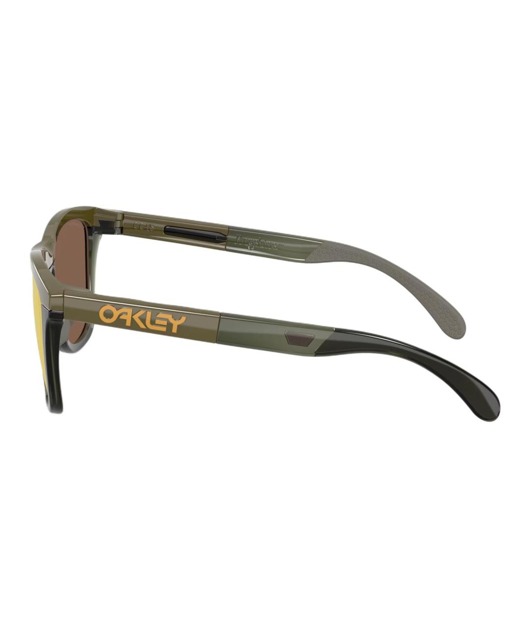 OAKLEY Зеленые пластиковые солнцезащитные очки, фото 3