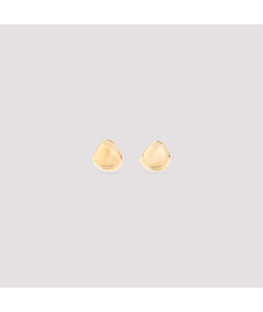 PHOEBE PHILO Золотые серебряные серьги, фото 2
