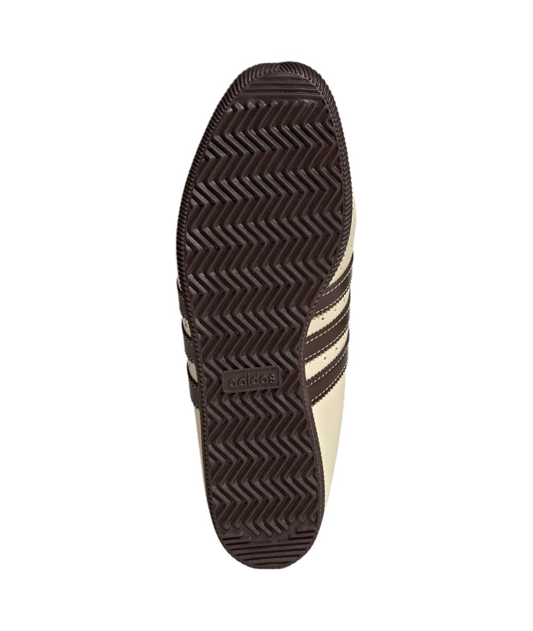 ADIDAS Бежевые кожаные кеды, фото 4
