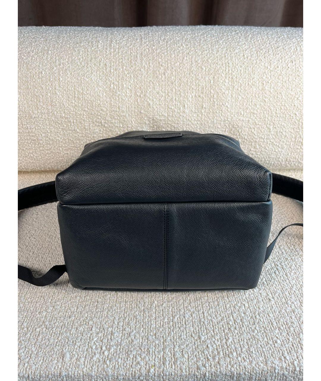 LOUIS VUITTON Черный кожаный рюкзак, фото 6