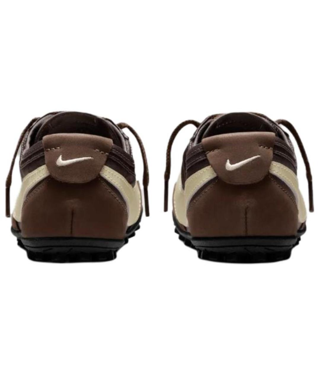 NIKE Коричневые синтетические кроссовки, фото 5