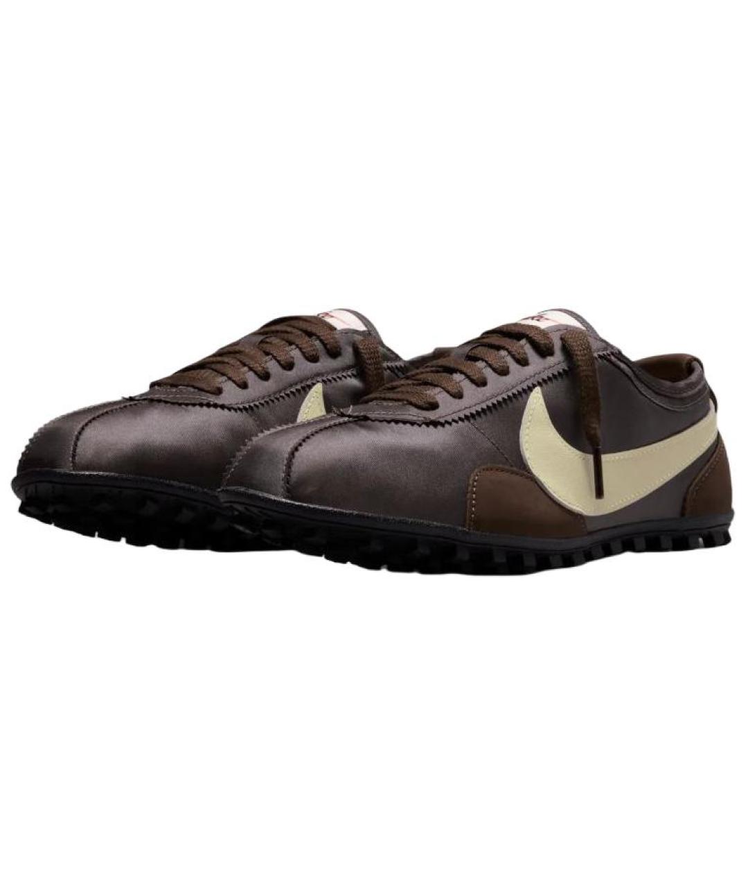 NIKE Коричневые синтетические кроссовки, фото 3