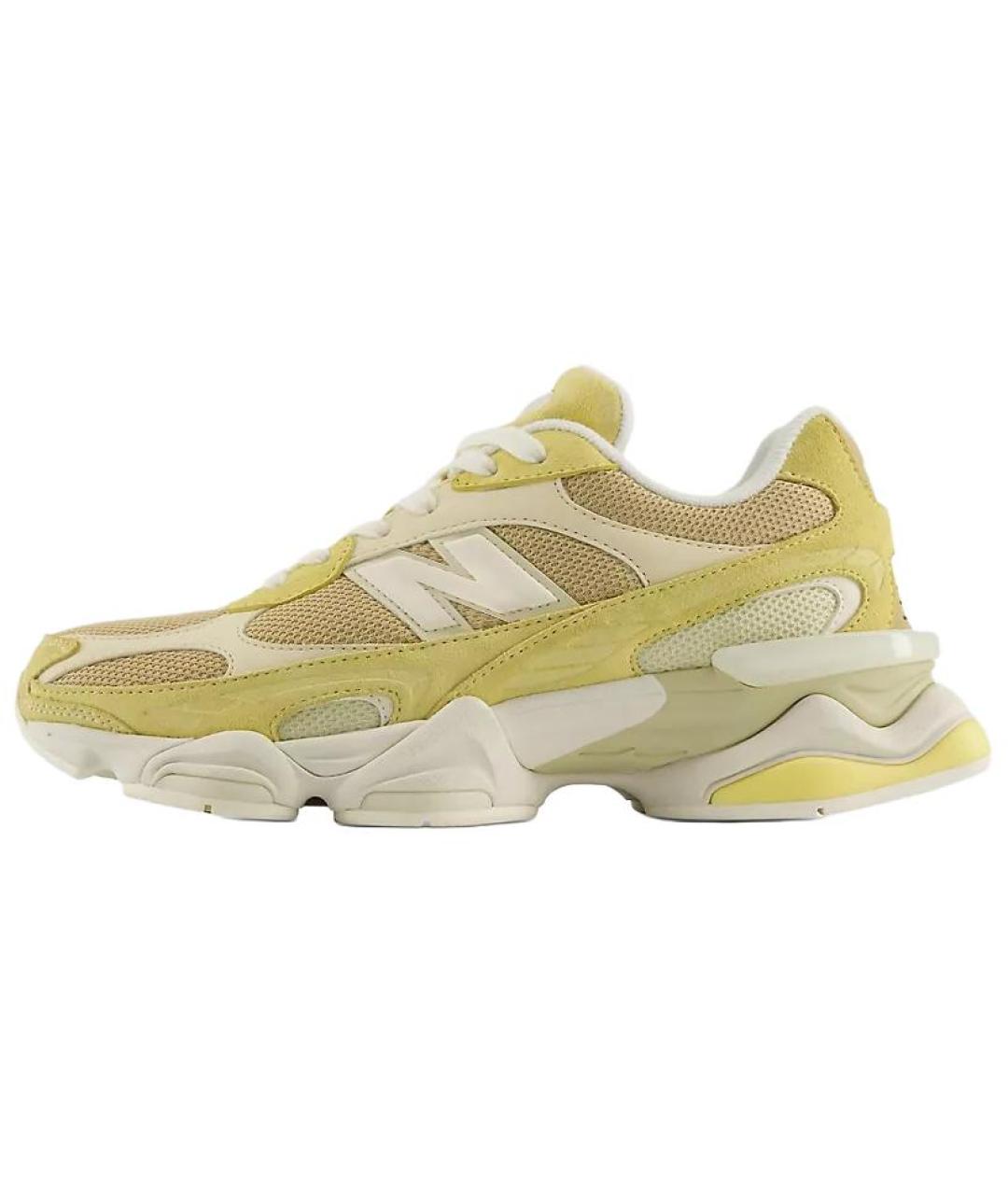 NEW BALANCE Желтые замшевые кроссовки, фото 2