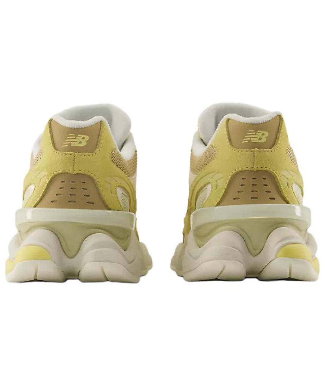 NEW BALANCE Желтые замшевые кроссовки, фото 4
