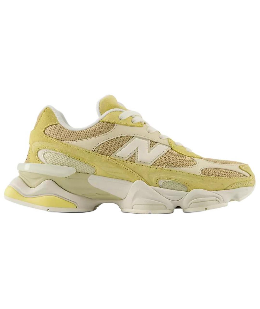 NEW BALANCE Желтые замшевые кроссовки, фото 1