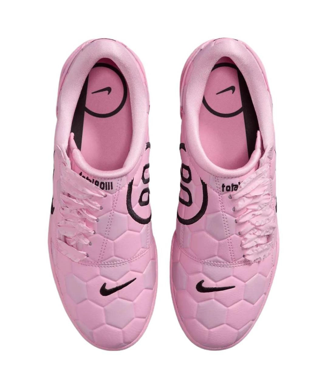 NIKE Розовые синтетические кроссовки, фото 4