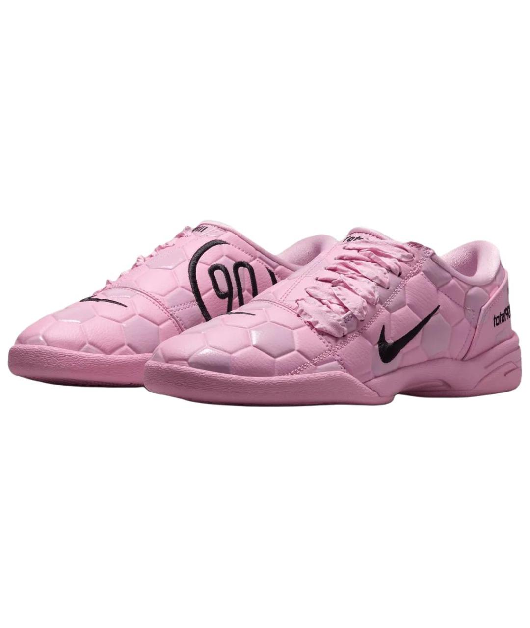 NIKE Розовые синтетические кроссовки, фото 3