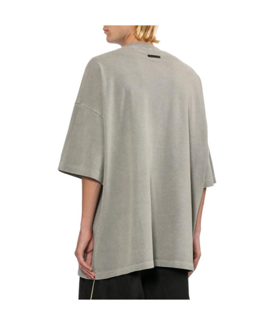 FEAR OF GOD ESSENTIALS Серая футболка, фото 3