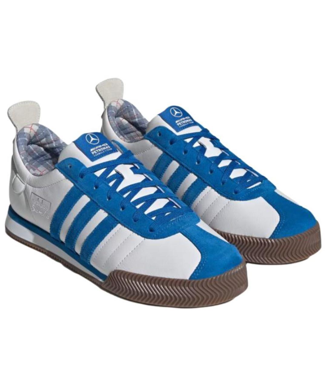 ADIDAS Белые кожаные кроссовки, фото 3