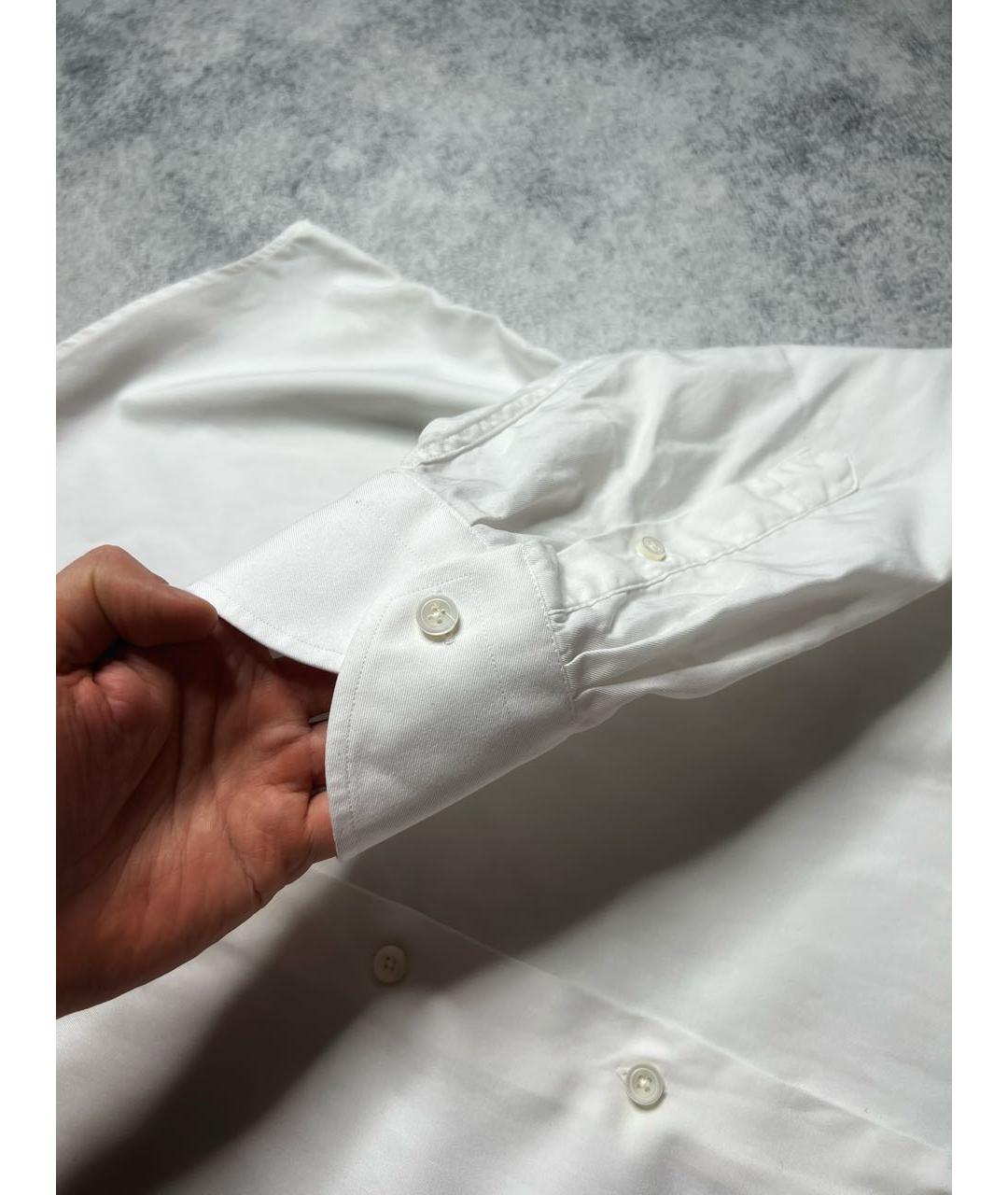 CANALI Бежевая хлопковая классическая рубашка, фото 5