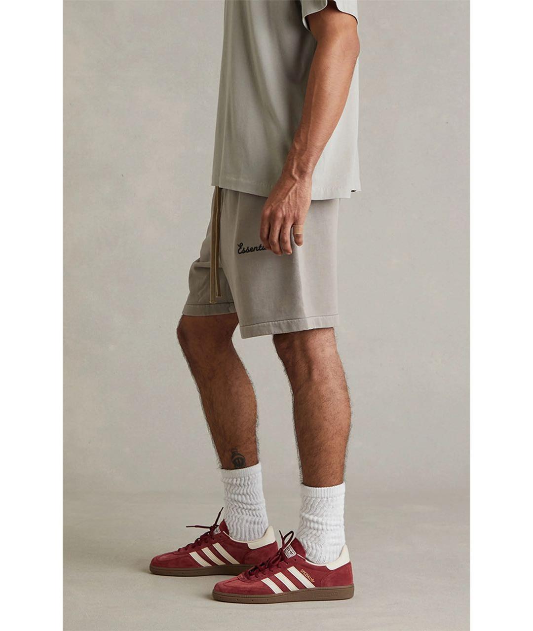 FEAR OF GOD ESSENTIALS Серые хлопковые шорты, фото 4