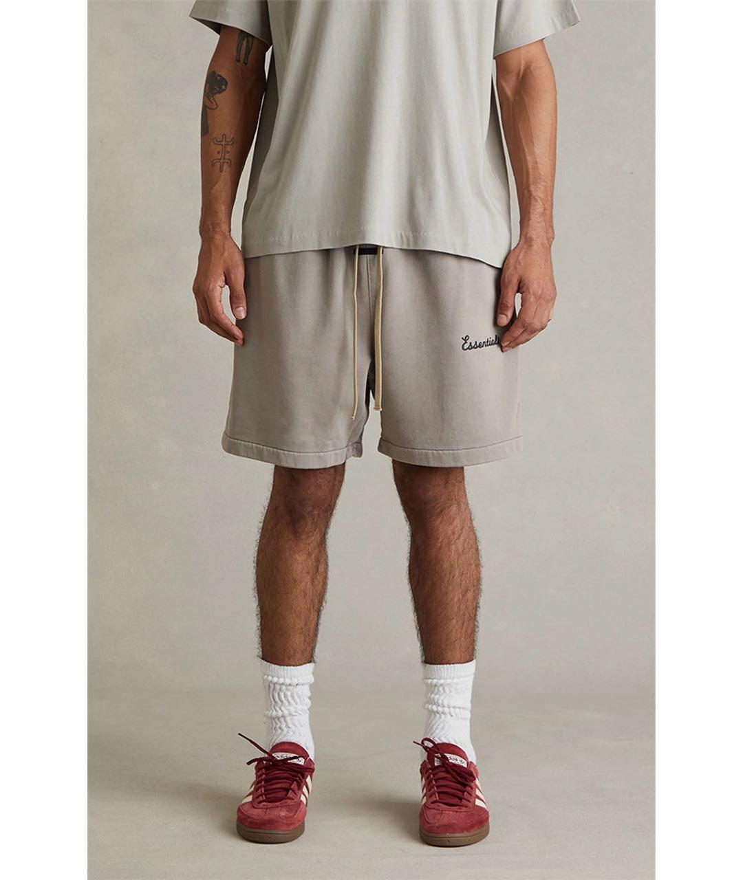FEAR OF GOD ESSENTIALS Серые хлопковые шорты, фото 5