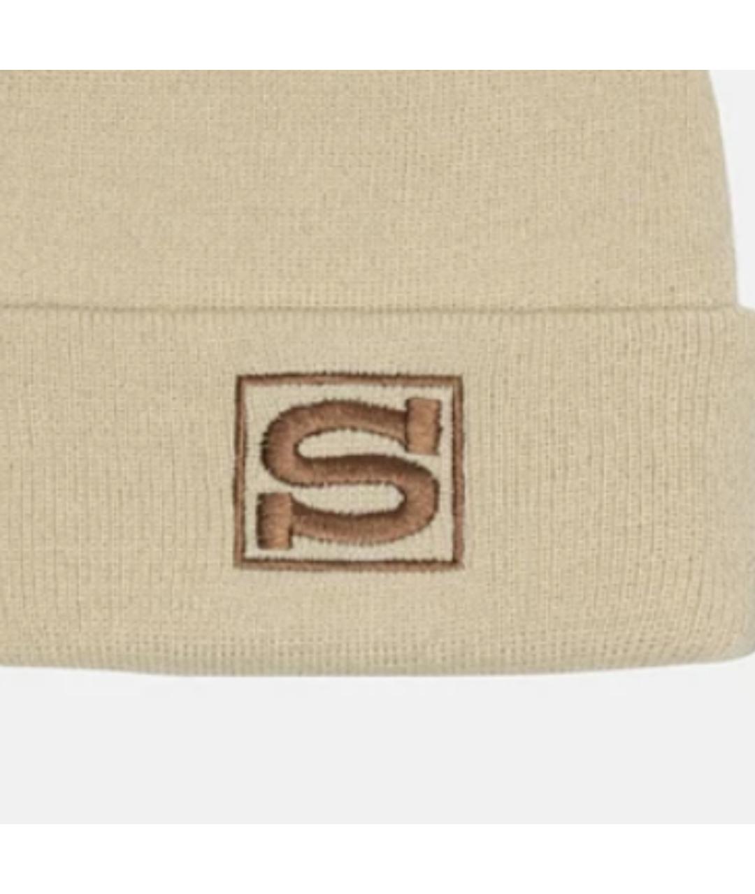 STUSSY Бежевая шапка, фото 3