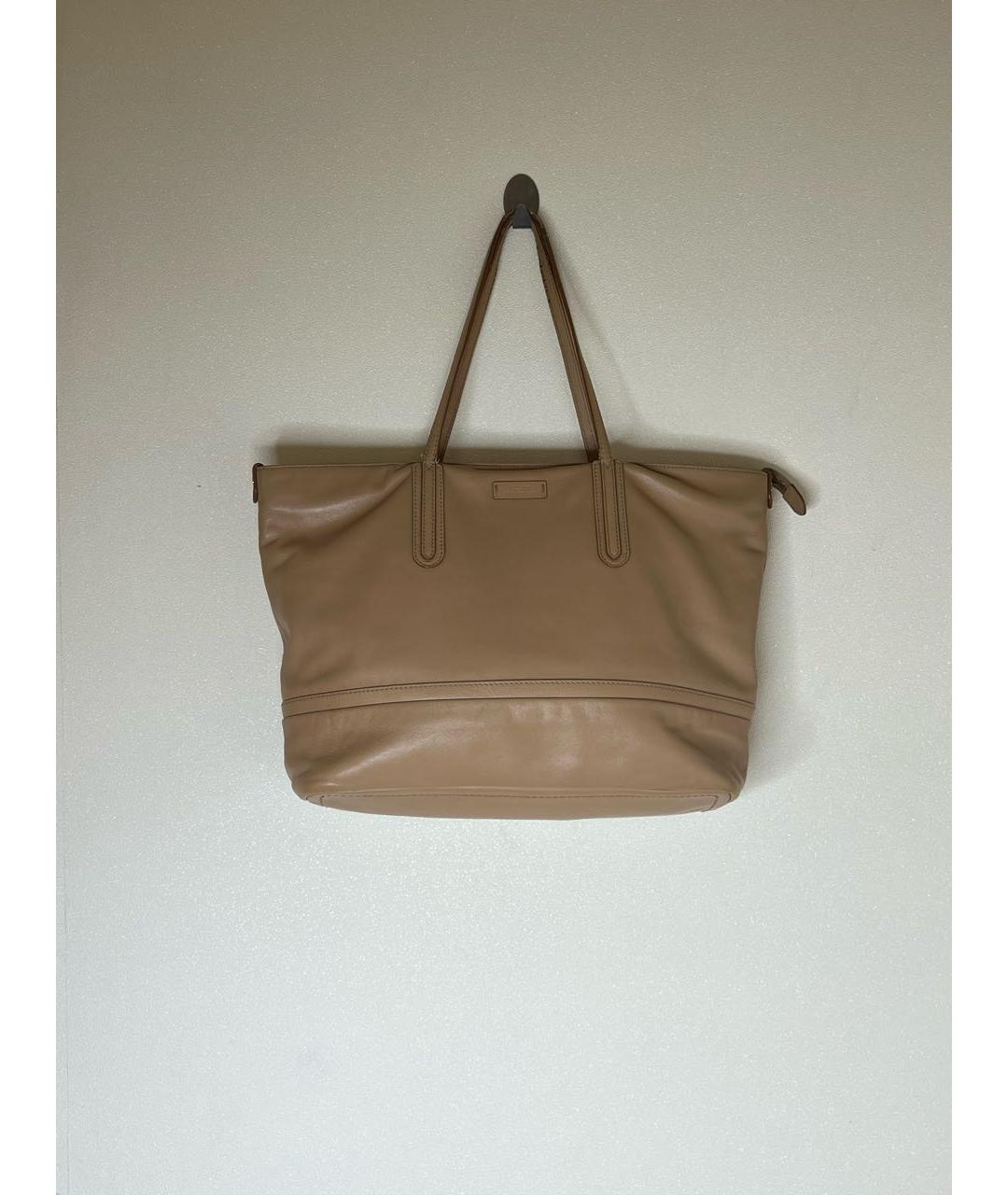 BALLY Бежевая кожаная сумка тоут, фото 2