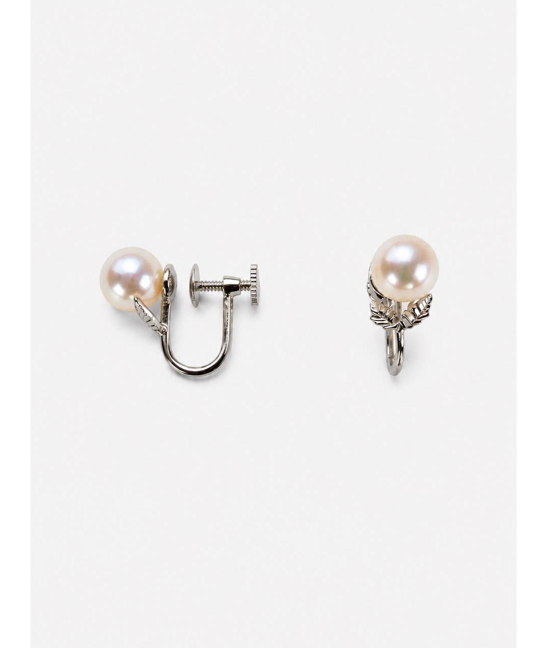 Mikimoto Серебряные серебряные серьги, фото 2