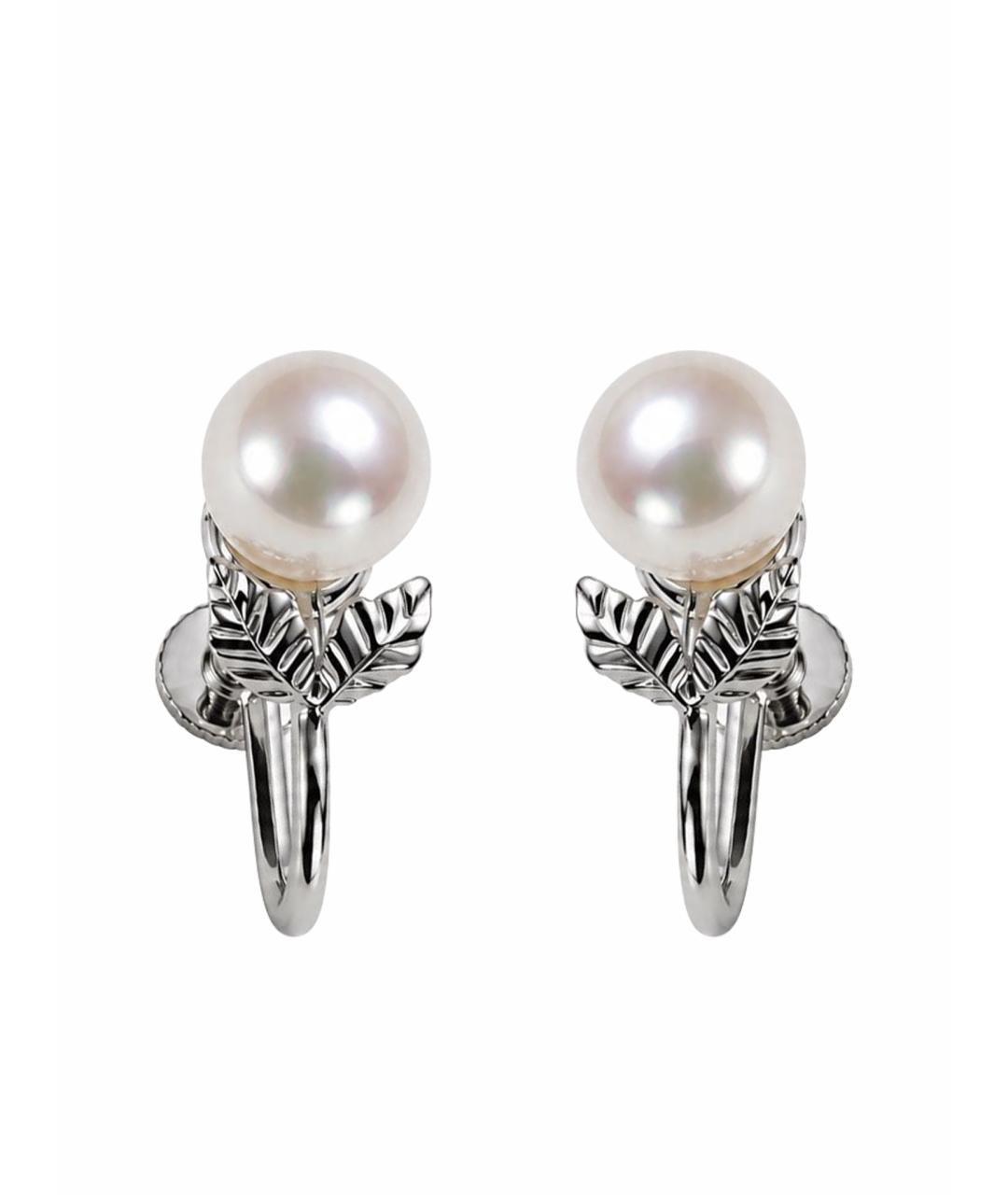 Mikimoto Серебряные серебряные серьги, фото 1