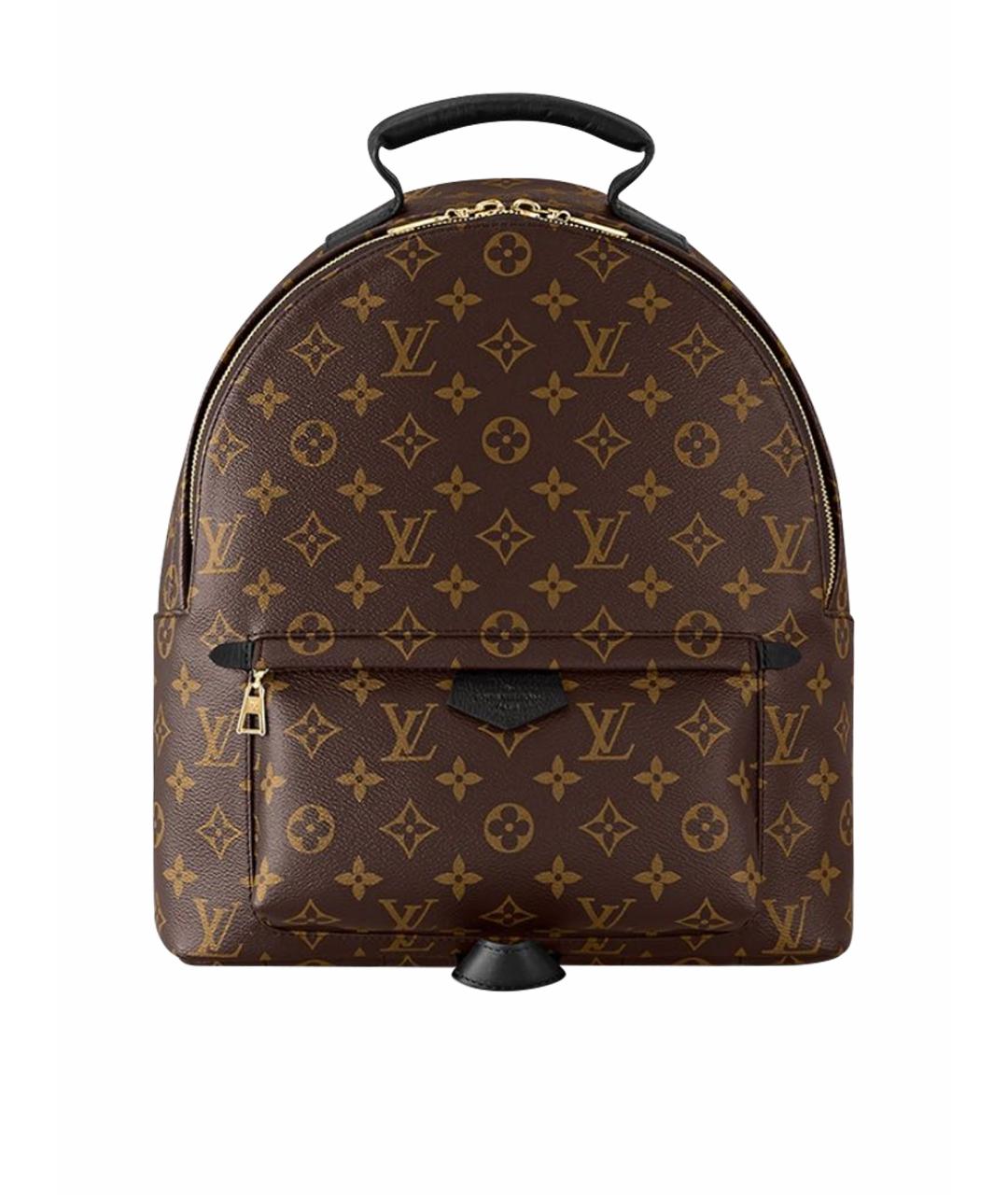 LOUIS VUITTON Коричневый кожаный рюкзак, фото 1