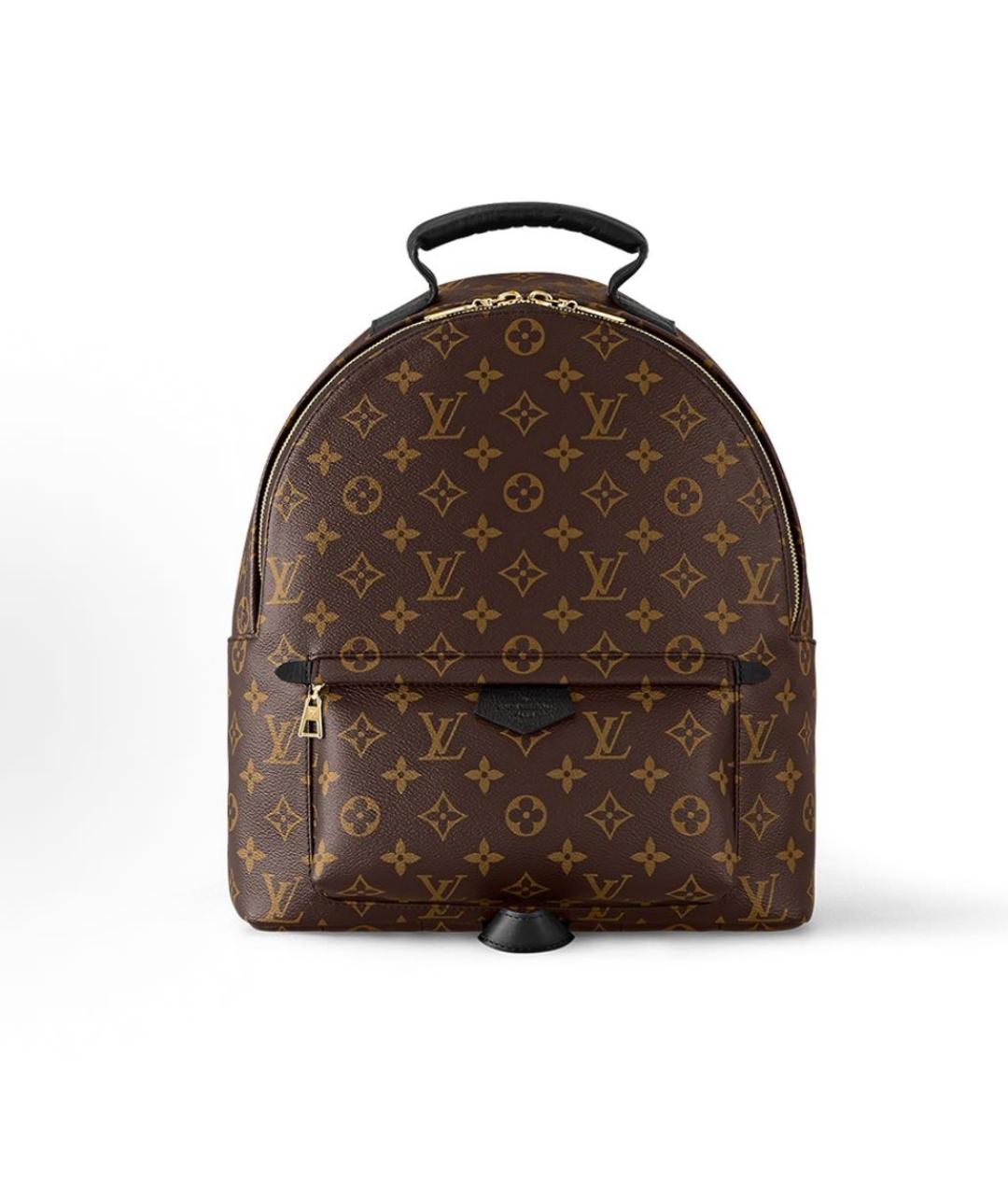 LOUIS VUITTON Коричневый кожаный рюкзак, фото 9