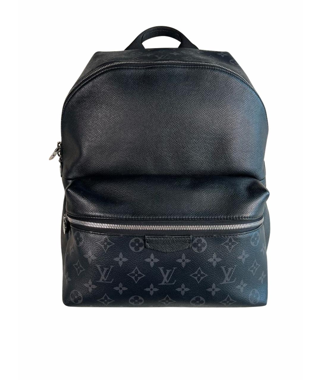 LOUIS VUITTON Черный канва рюкзак, фото 1