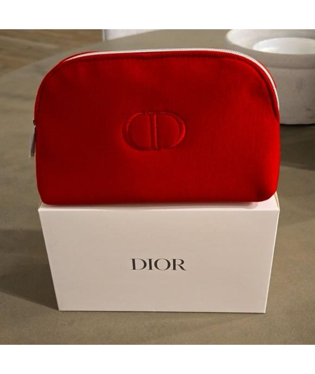DIOR BEAUTY Красная тканевая косметичка, фото 7