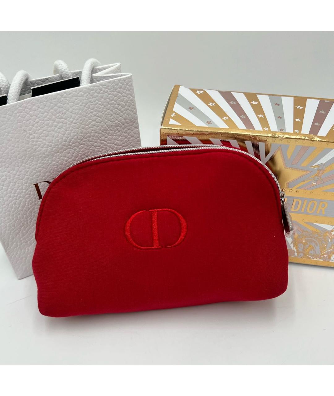 DIOR BEAUTY Красная тканевая косметичка, фото 2