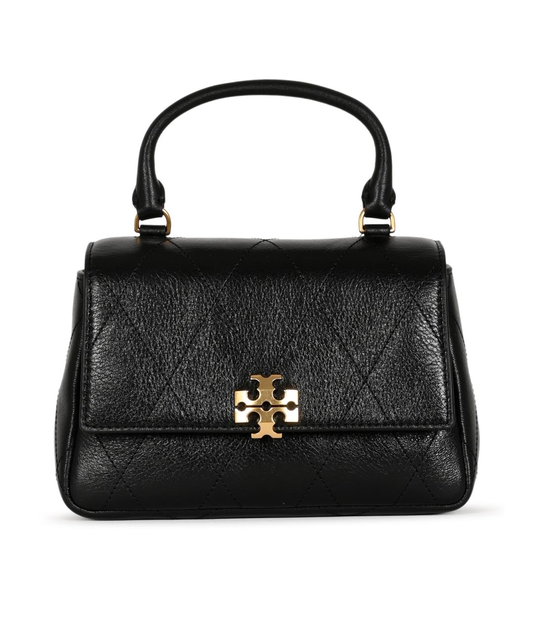 TORY BURCH Черная сумка с короткими ручками, фото 1