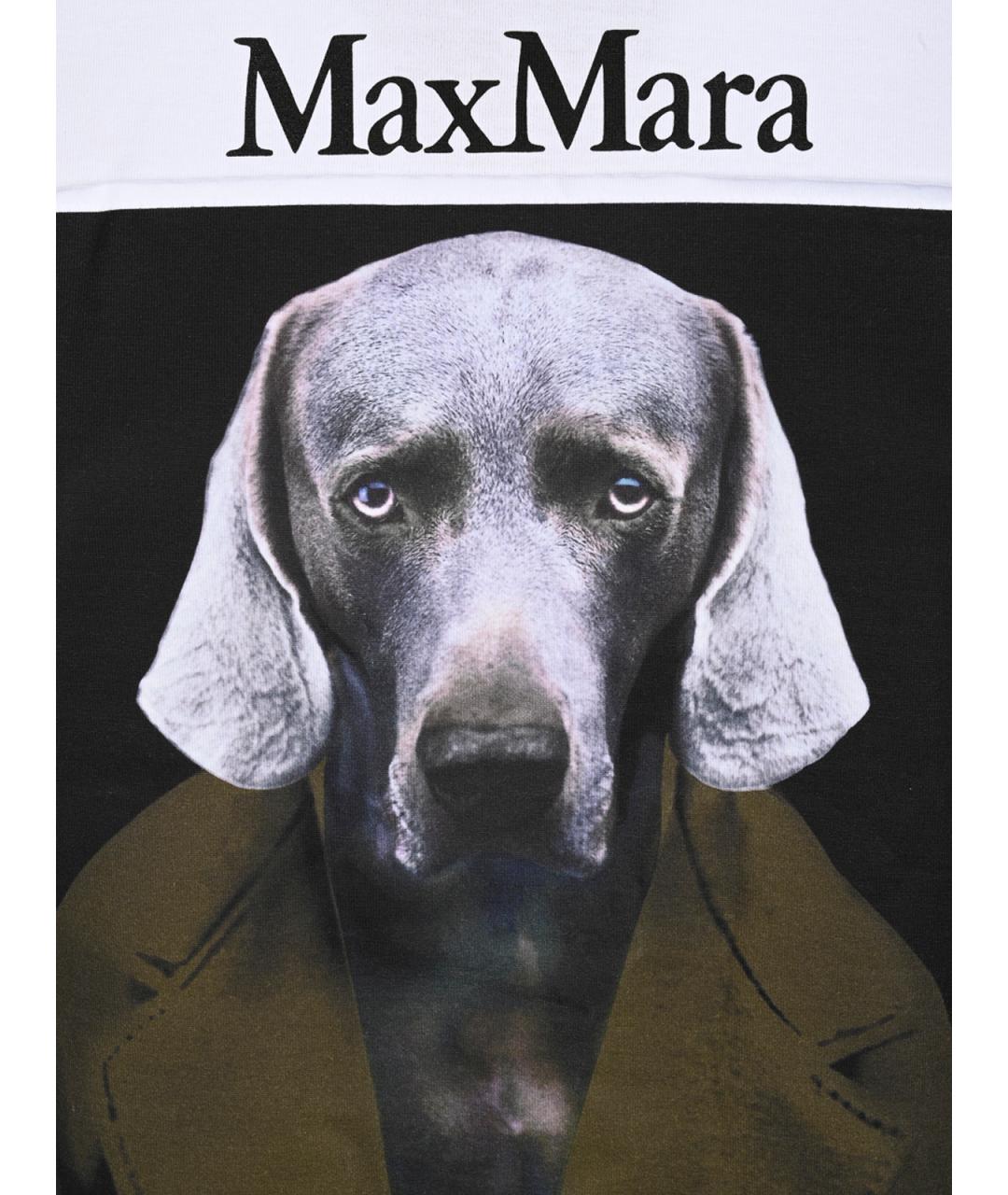 MAX MARA Белая полиэстеровая футболка, фото 3