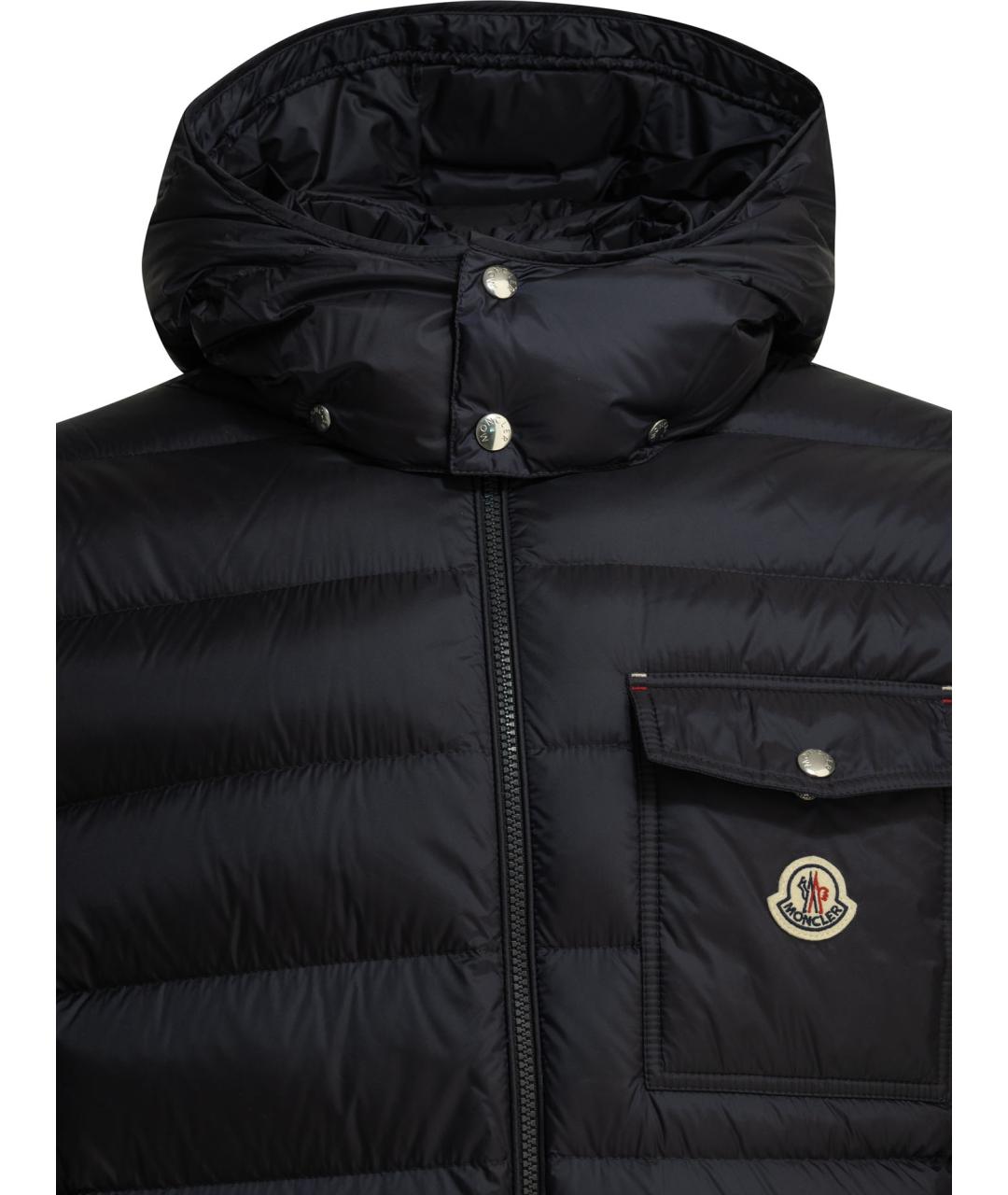 MONCLER Синяя полиамидовая куртка, фото 3