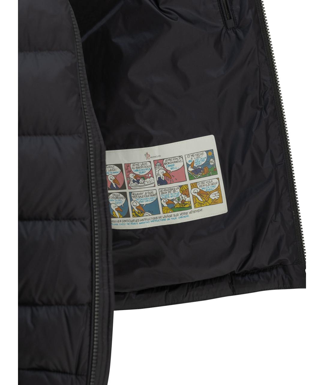 MONCLER Синяя полиамидовая куртка, фото 4