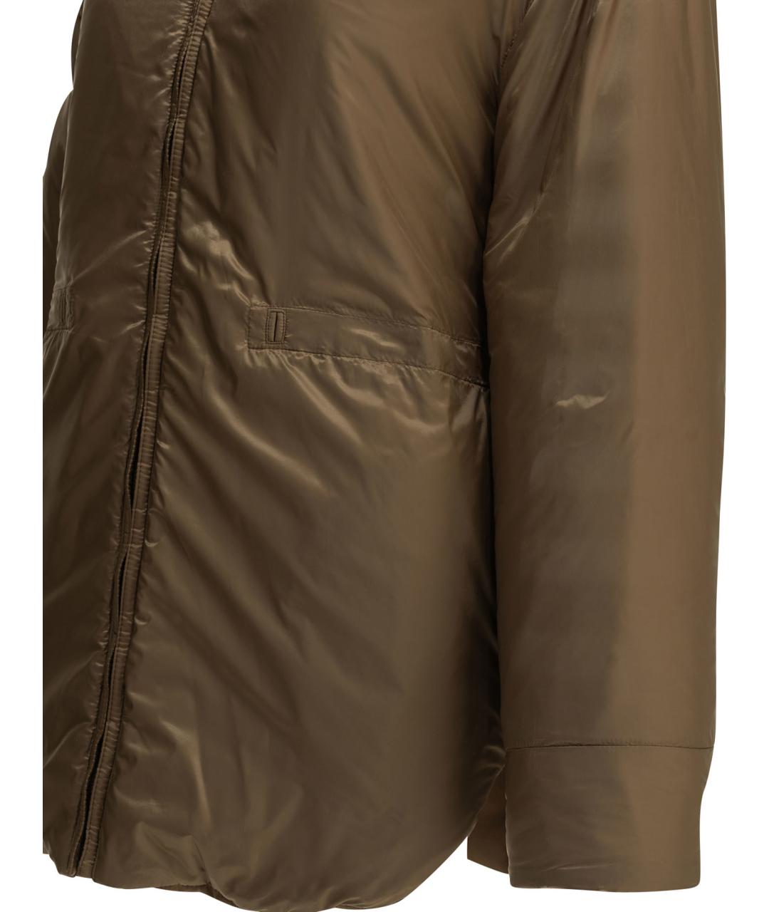 MAX MARA Коричневая полиэстеровая парка, фото 6