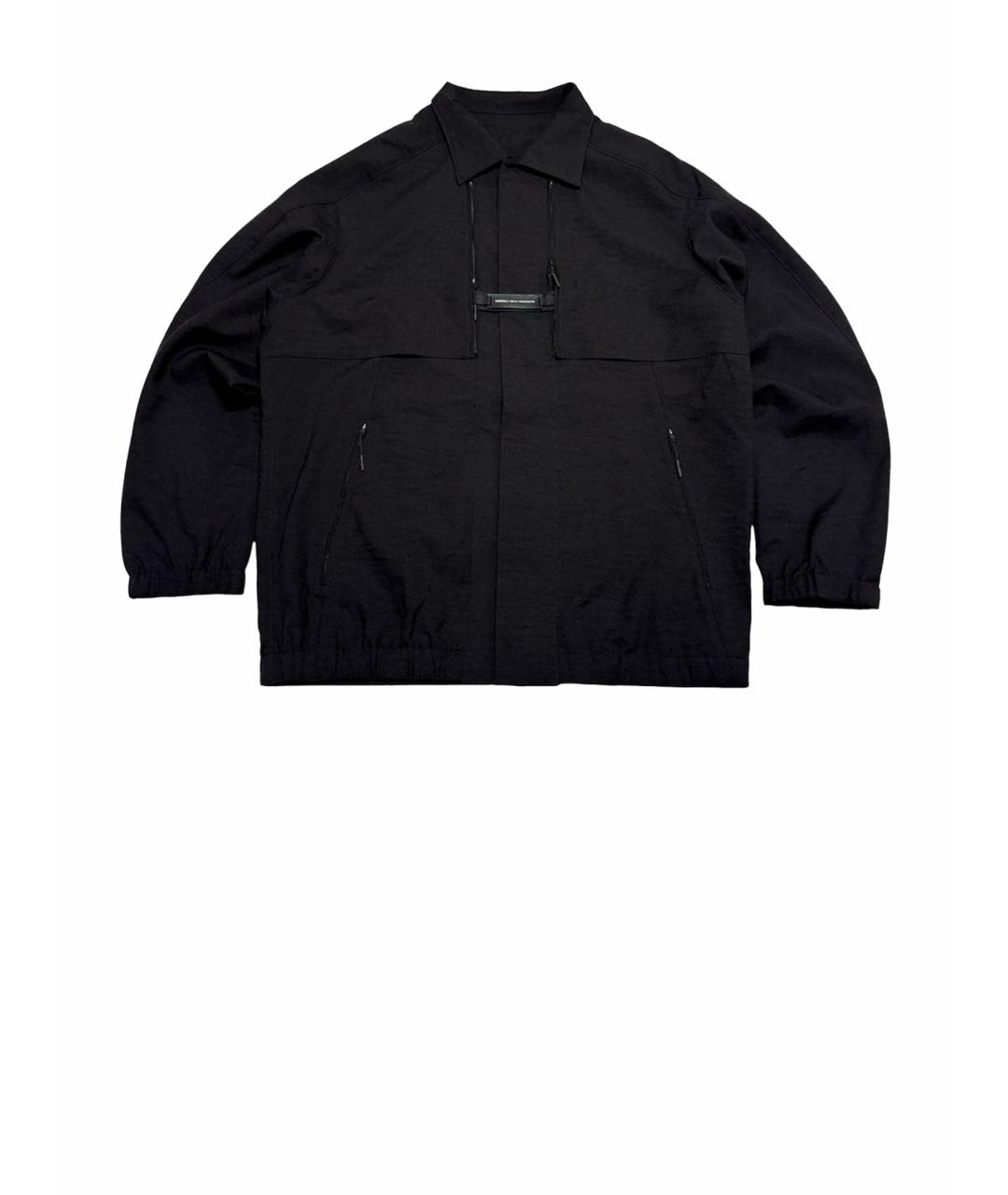 Y-3 Черная синтетическая куртка, фото 1