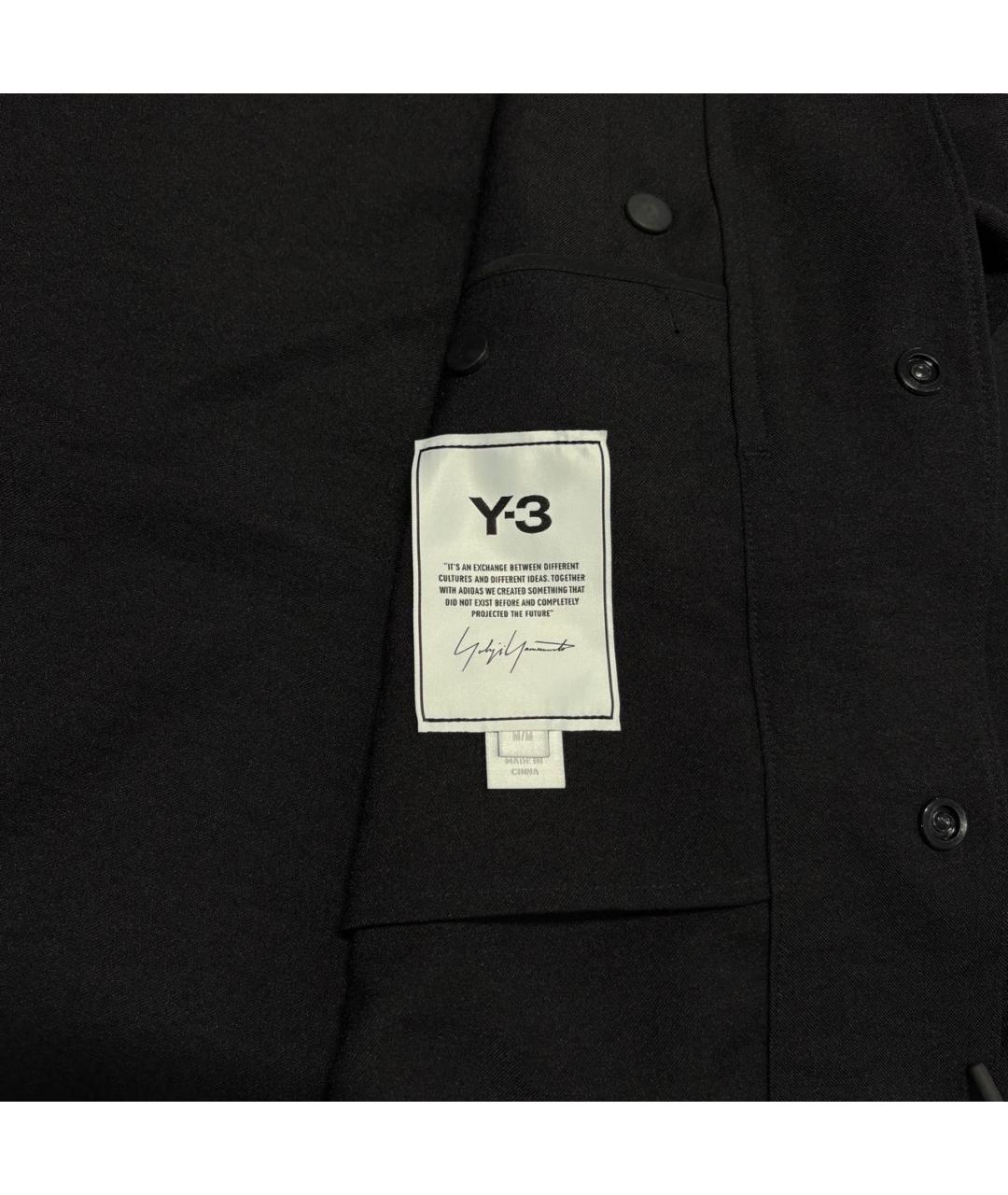 Y-3 Черная синтетическая куртка, фото 8
