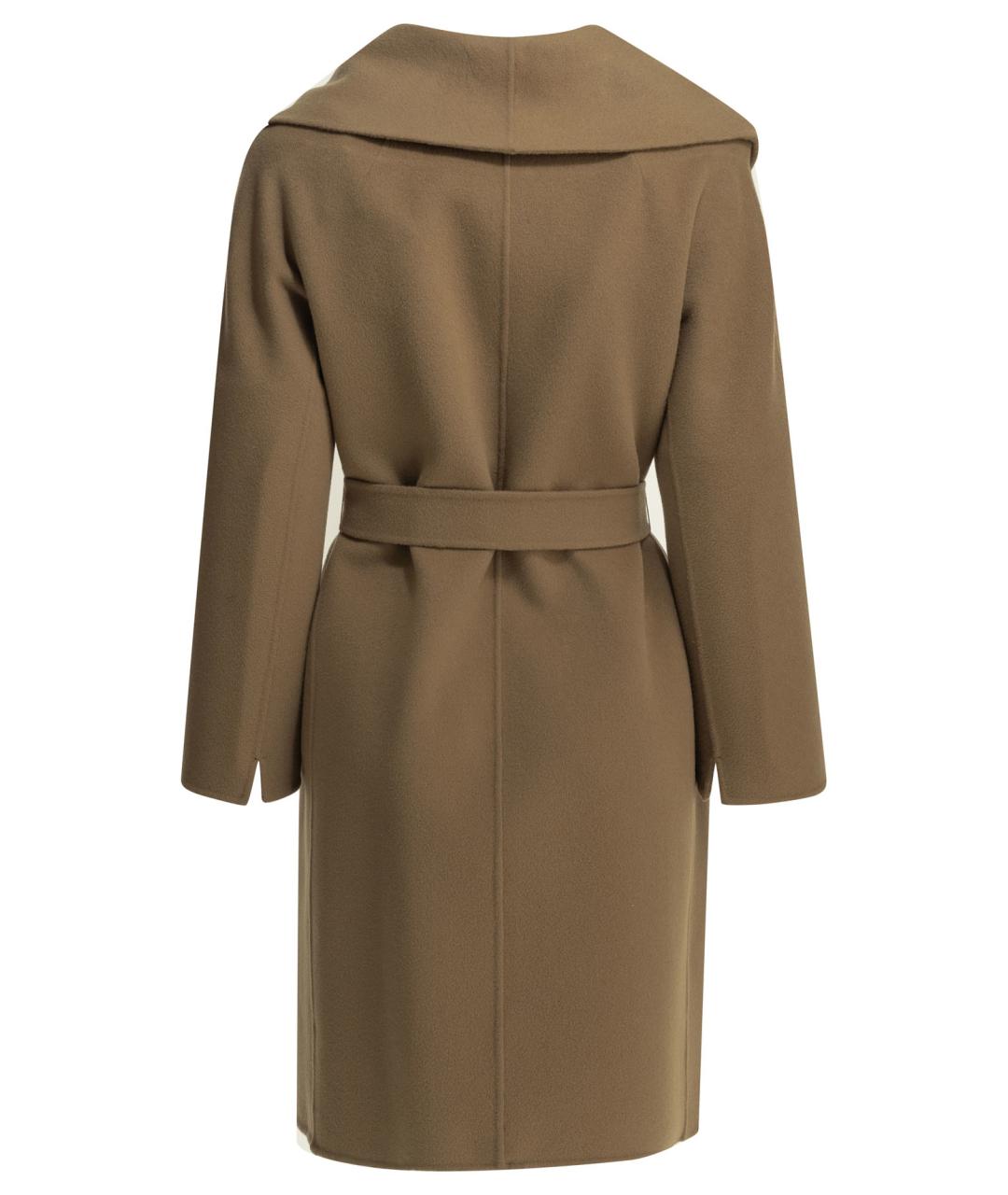 'S MAX MARA Бежевое шерстяное пальто, фото 2