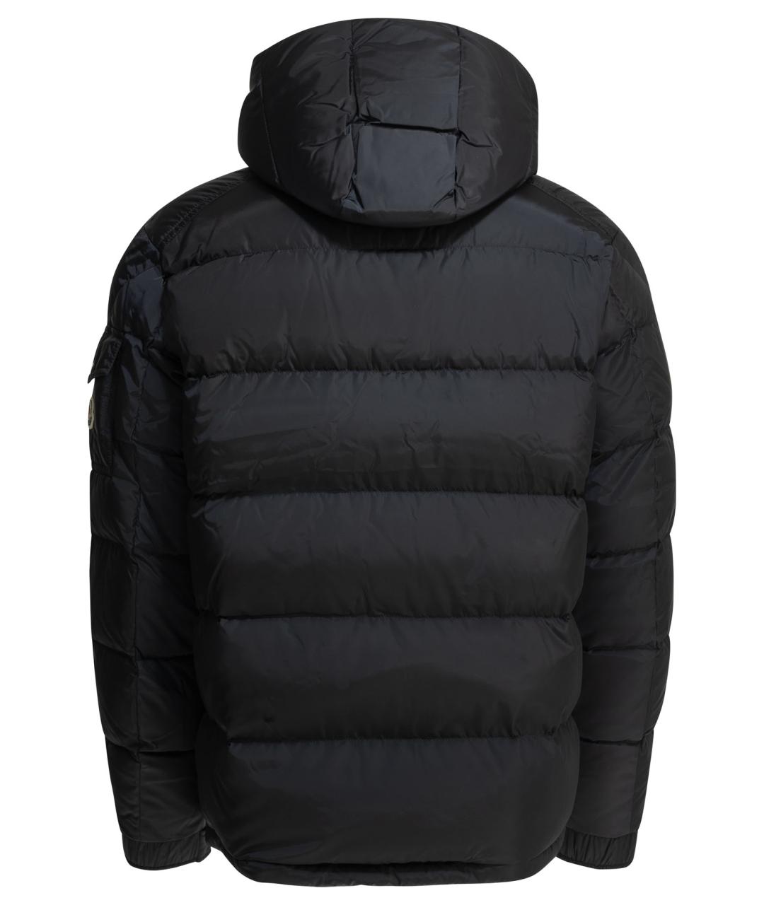 MONCLER Синий полиамидовый пуховик, фото 2