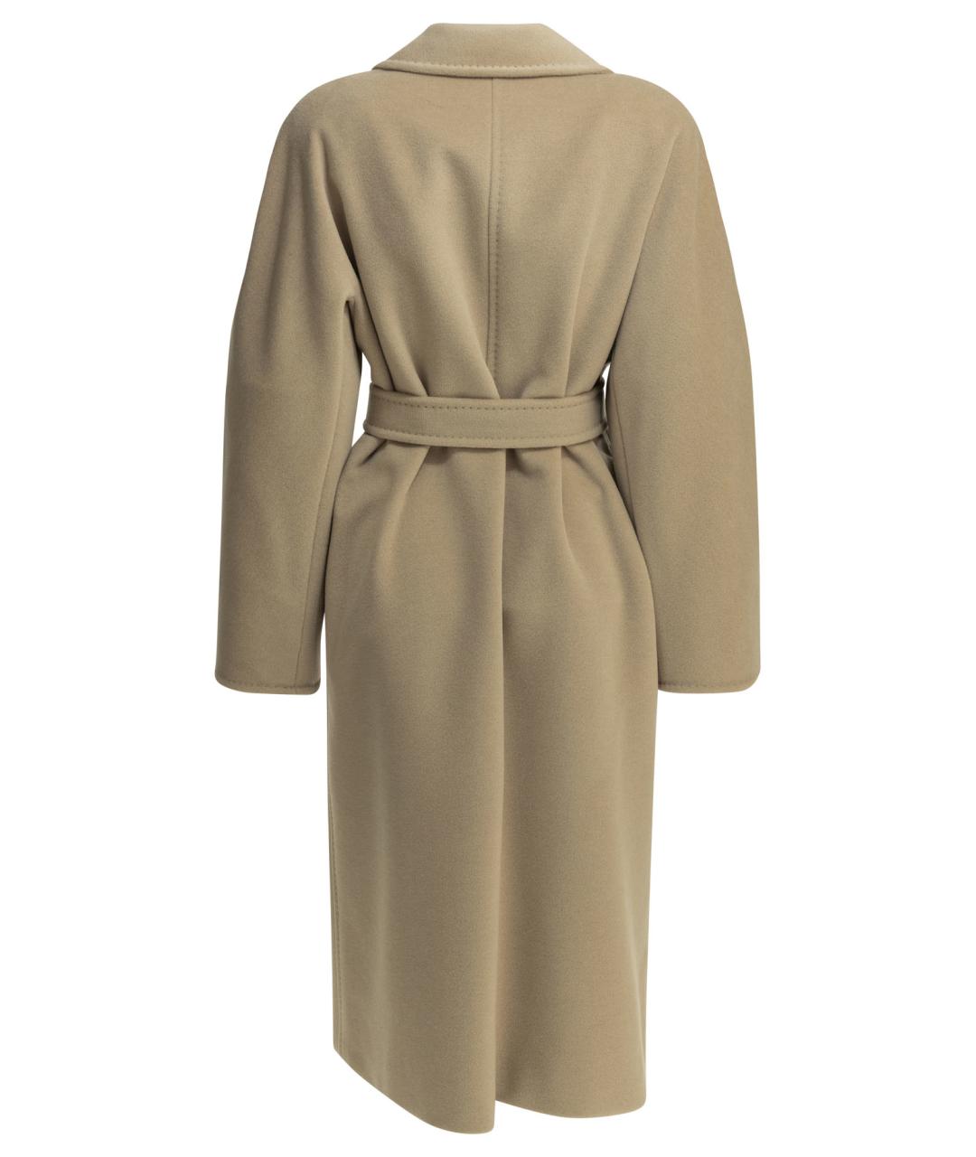 MAX MARA Бежевое шерстяное пальто, фото 2