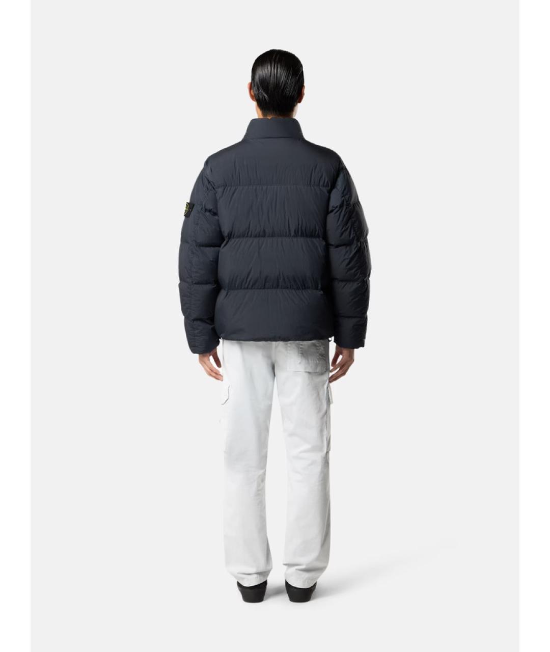STONE ISLAND Синяя полиамидовая куртка, фото 6