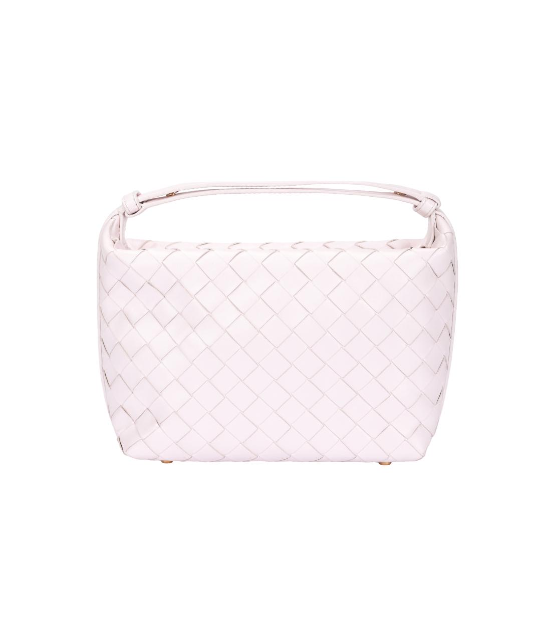 BOTTEGA VENETA Розовая кожаная сумка через плечо, фото 5
