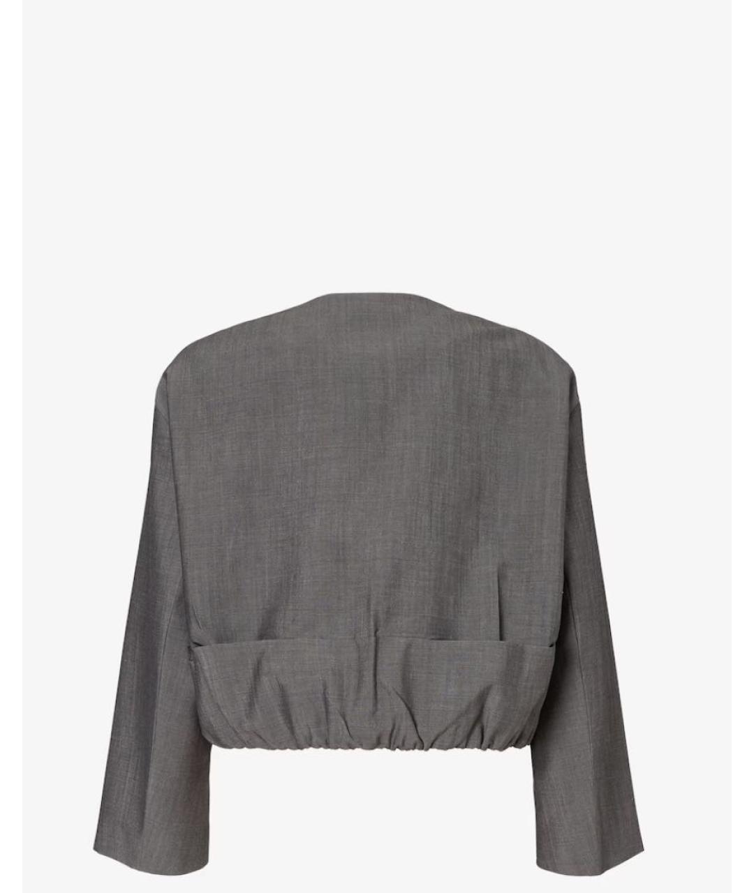 FENDI Серая шерстяная куртка, фото 3