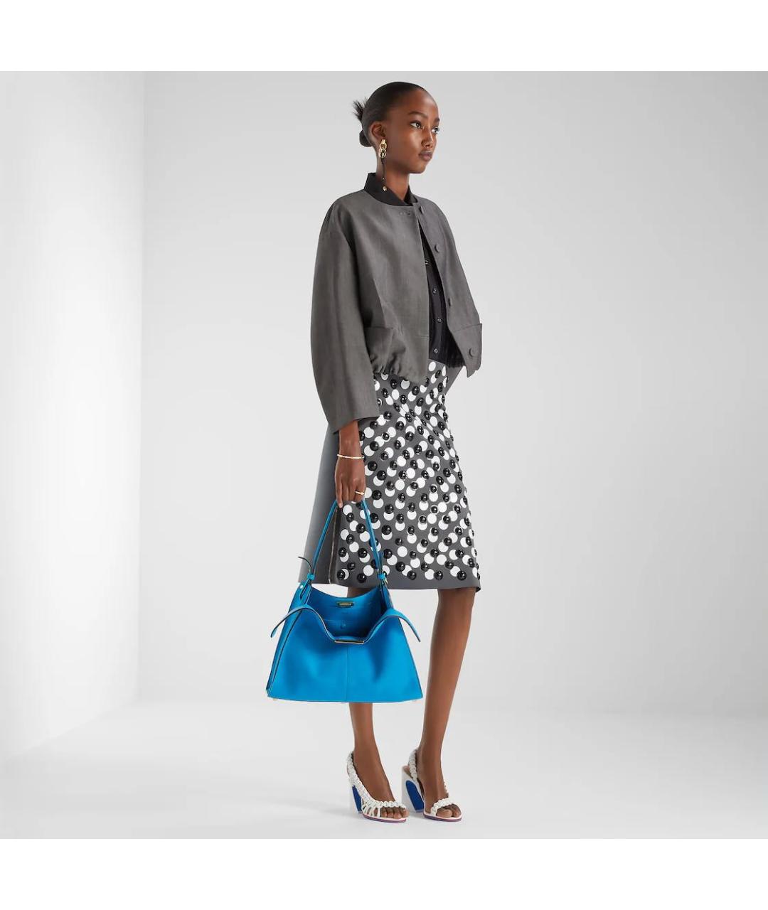 FENDI Серая шерстяная куртка, фото 2
